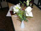 shabbat shalom flowers from the hotel